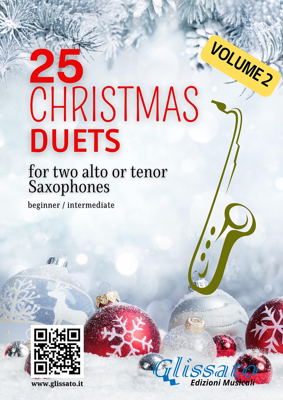 Christmas Duets for Alto or Tenor Saxes K860