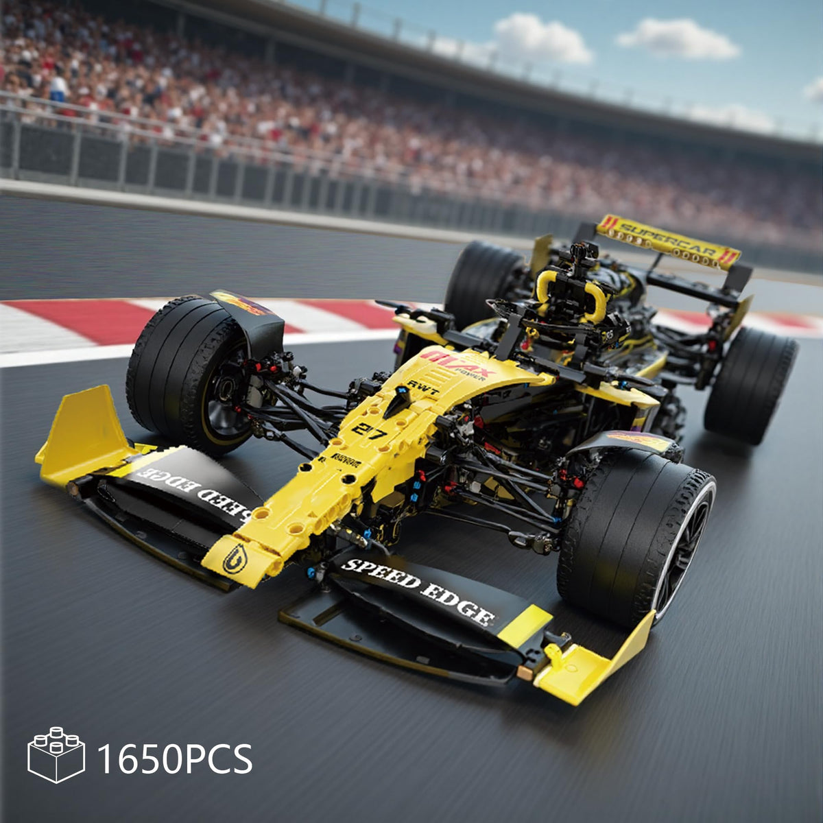 1:8 Scale 1650+ PCS Racing Car Building Kit K299263