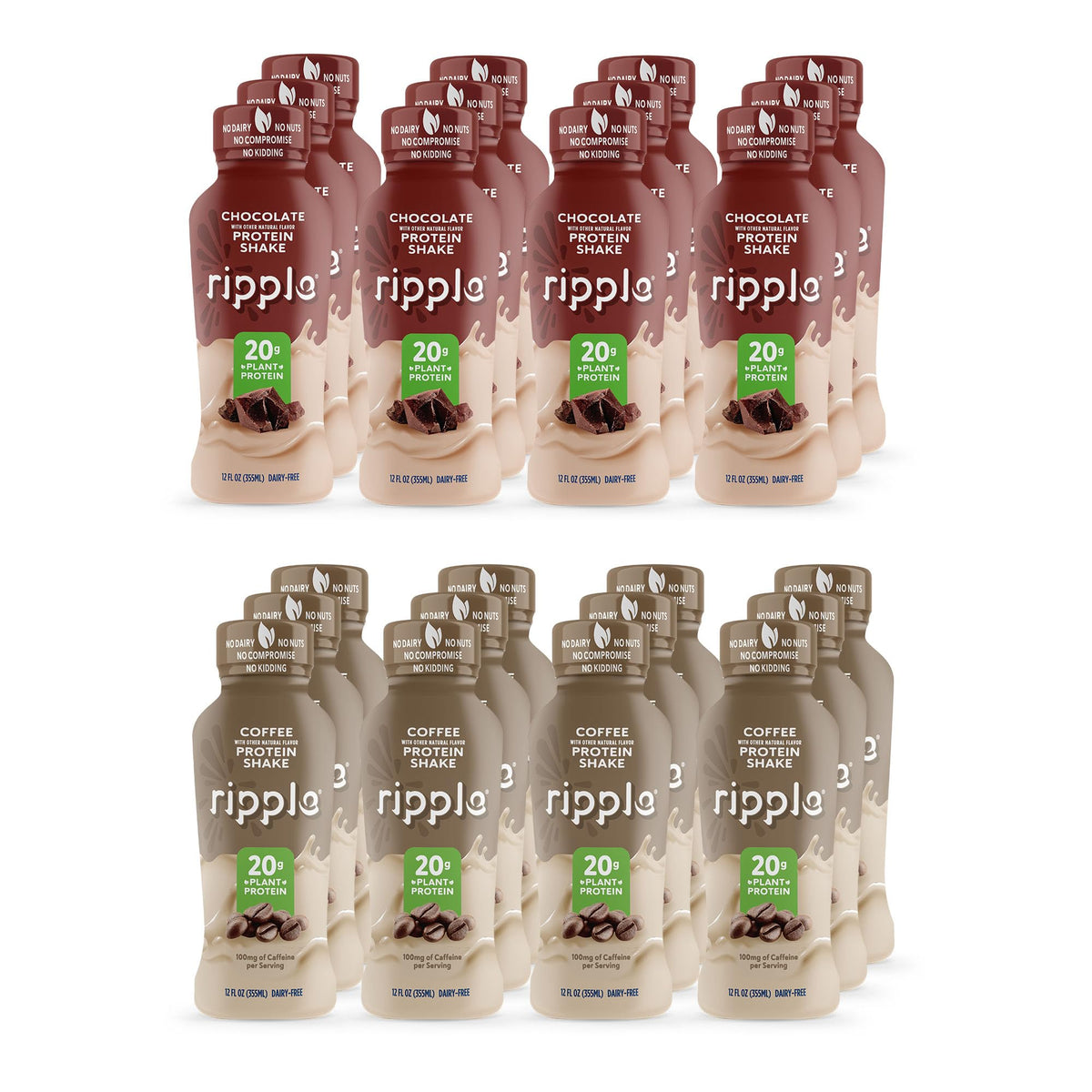 Chocolate Coffee Vegan Protein Shake 24 Pack W781