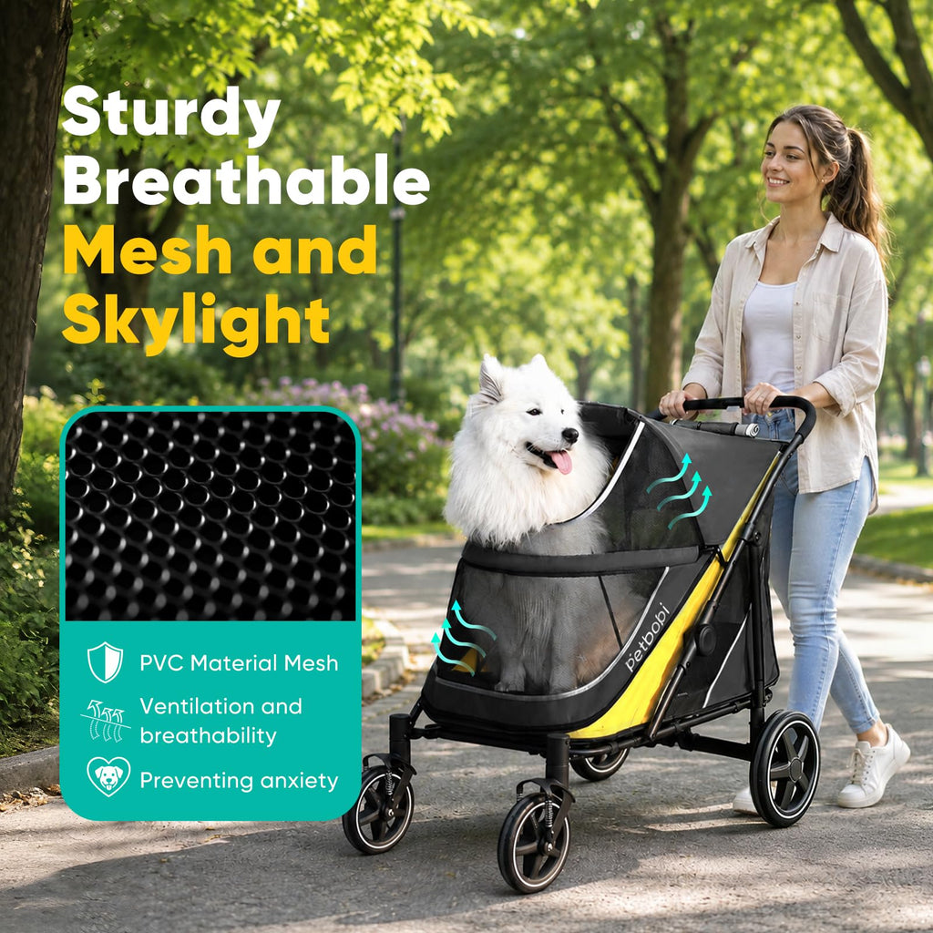 Dog Stroller for Large Medium Dogs up to 80 lbs L5505