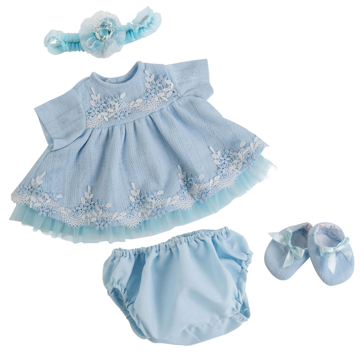 Blue Baby Doll Clothes 17-20 Inches X258411