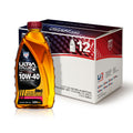 10W-40 Synthetic Blend Motorcycle Motor Oil 12 Quarts F5133