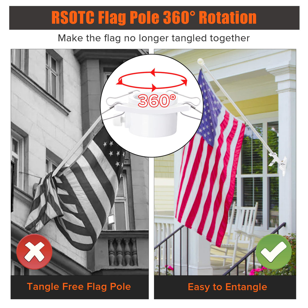 6FT Stainless Steel Flag Pole Kit S20848