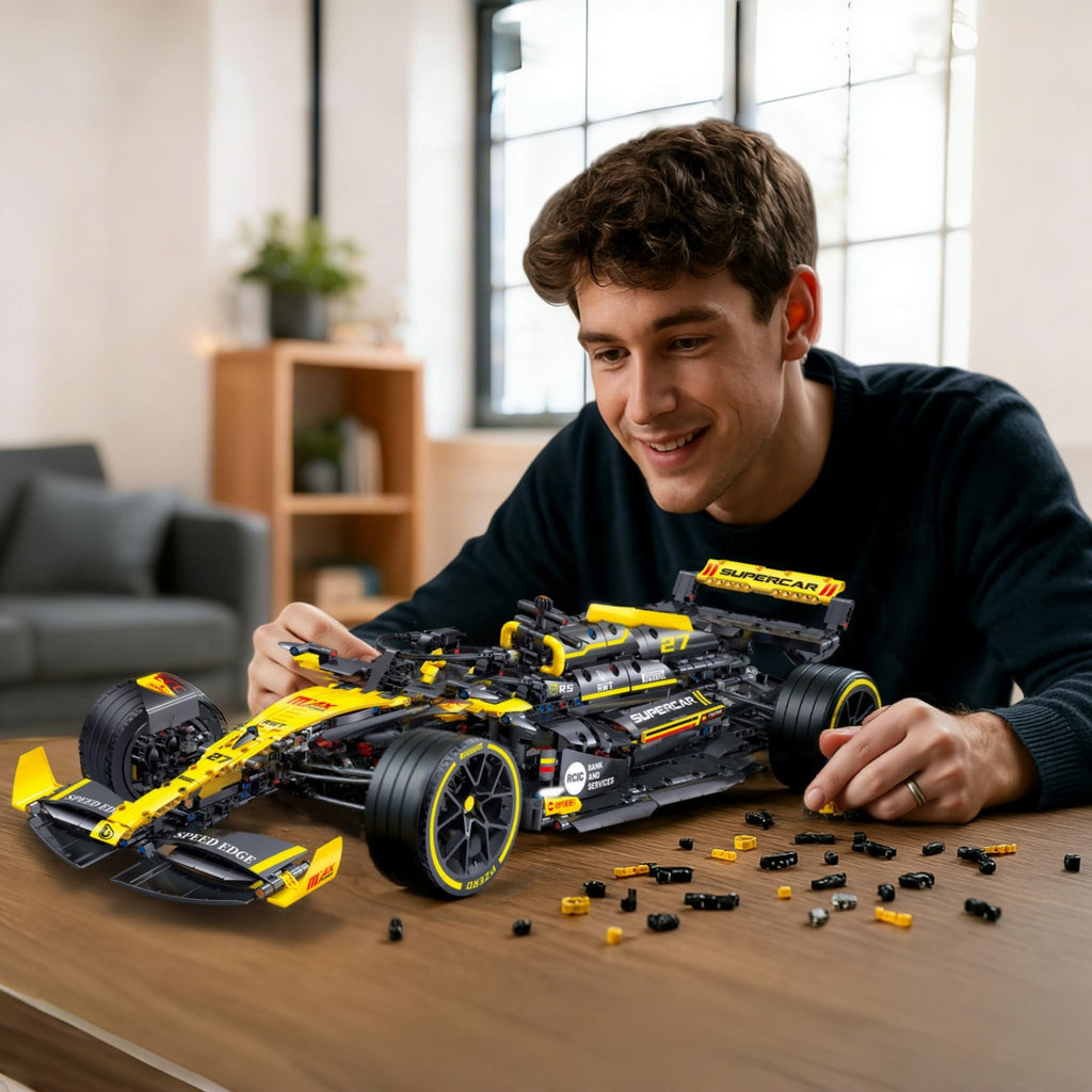 1:8 Scale 1650+ PCS Racing Car Building Kit K299263