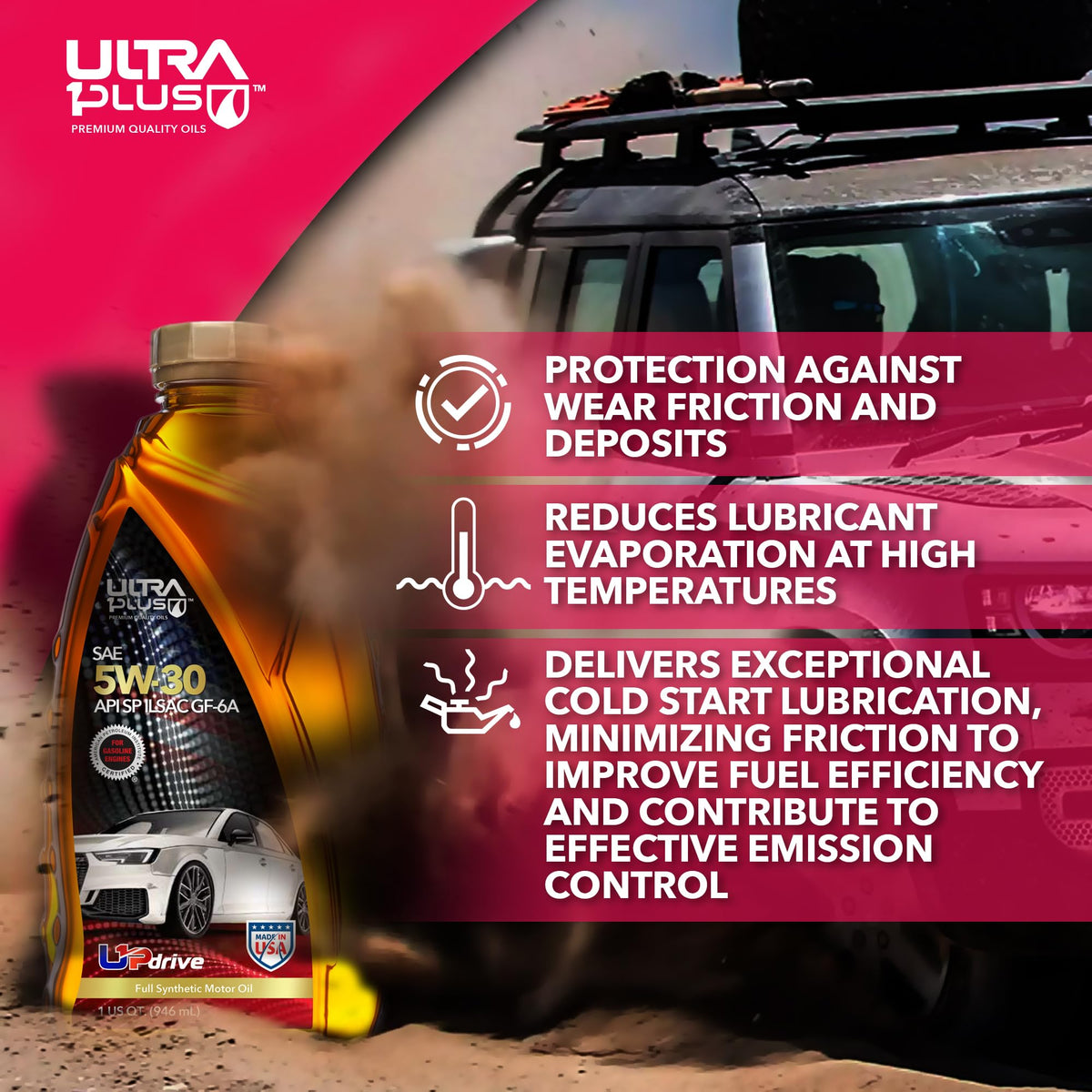 5W-30 Full Synthetic Motor Oil 5 Quart N245129