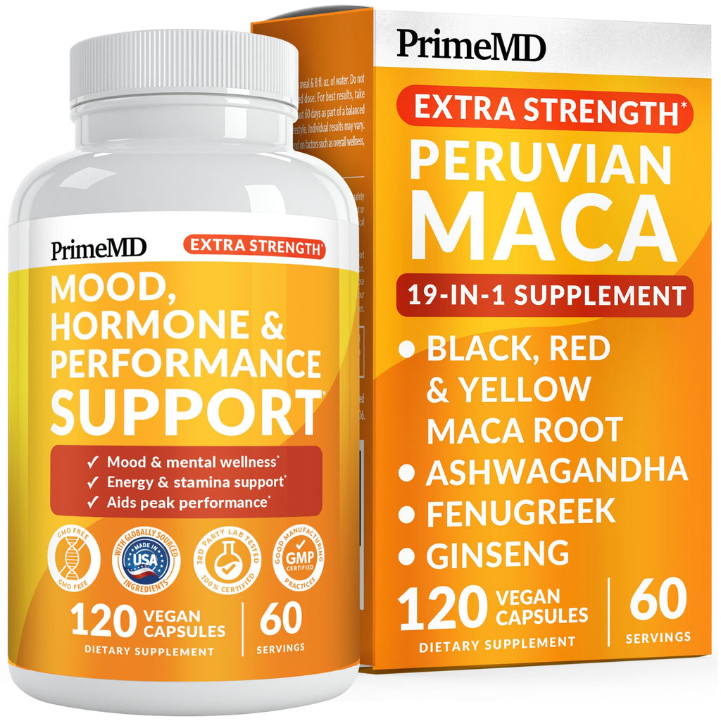 Peruvian Maca Root with Ashwagandha & Fenugreek 120ct X398