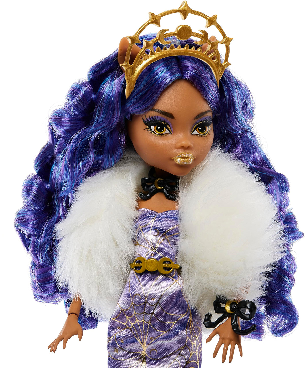 Winter Edition Doll in ICY Lavender Gown with Furry Boa & Accessories W695
