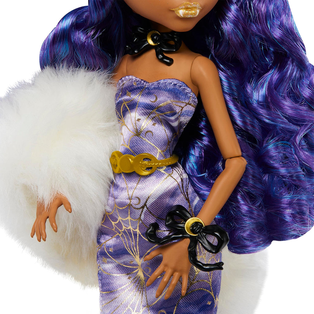 Winter Edition Doll in ICY Lavender Gown with Furry Boa & Accessories W695