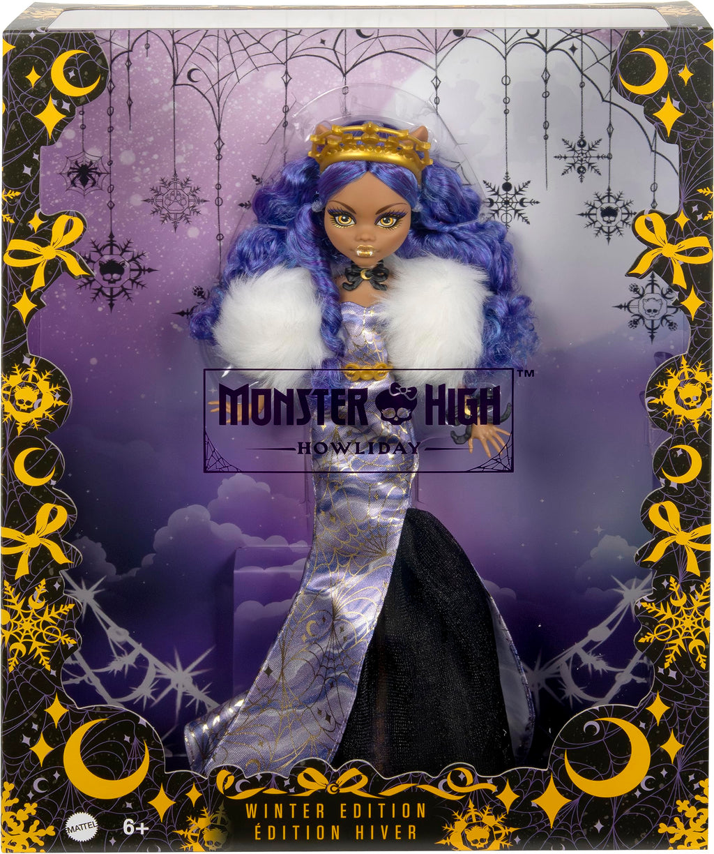 Winter Edition Doll in ICY Lavender Gown with Furry Boa & Accessories W695