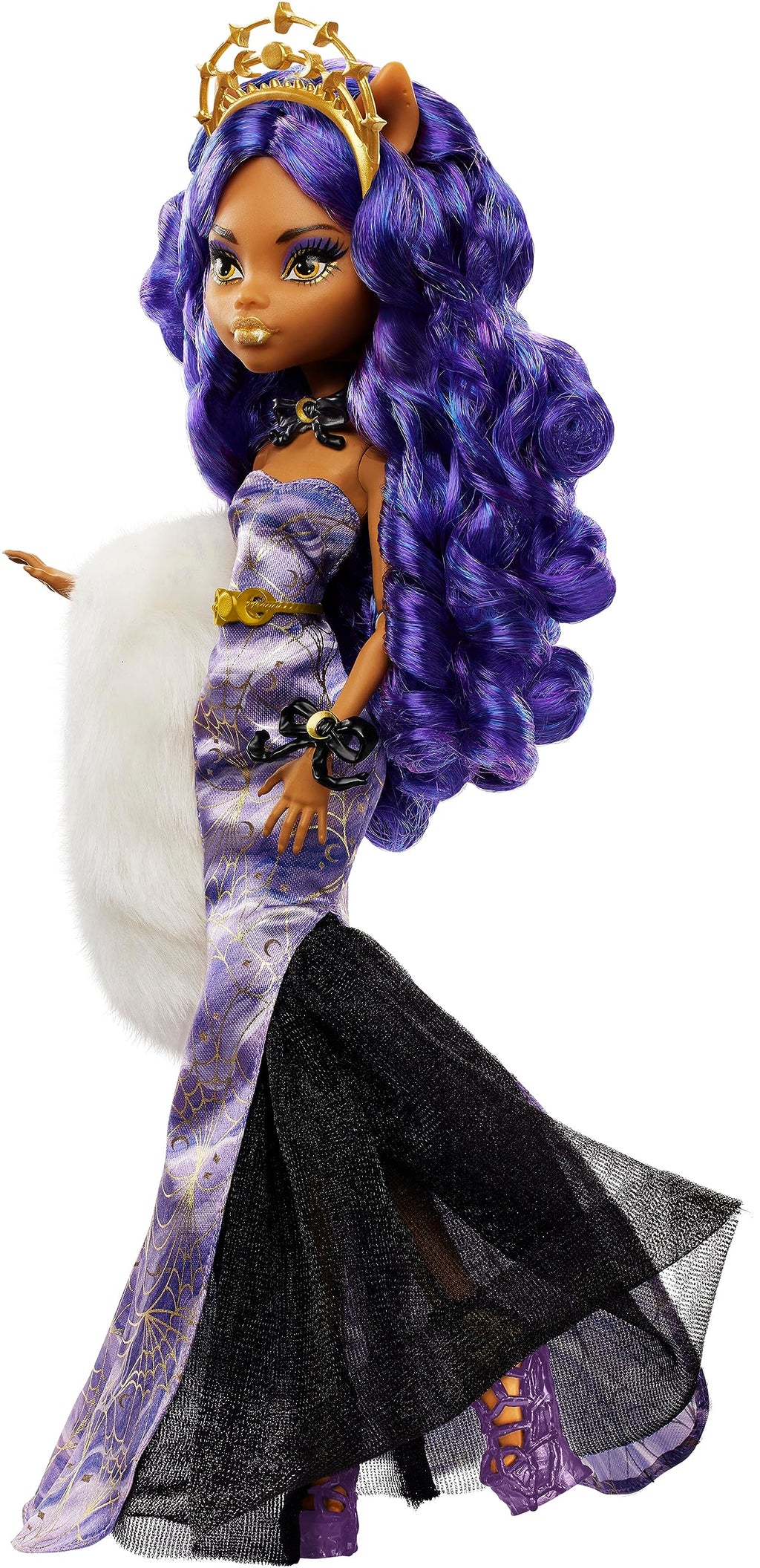 Winter Edition Doll in ICY Lavender Gown with Furry Boa & Accessories W695
